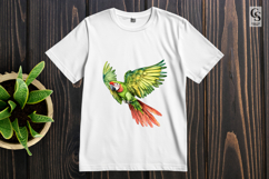 Colorful Parrot Bird Watercolor Clipart Sublimation PNG Product Image 3