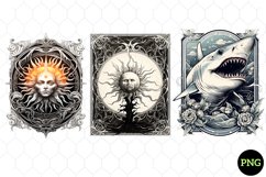 Magic Under The Sea Tarot Card Clipart Product Image 1