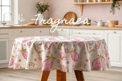 Strawberry floral pattern seamless, Boho for Fabric &amp; Crafts Product Image 3