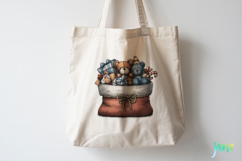 Whimsical Blue Christmas Clipart Product Image 3