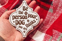 Be the person your dog thinks you are SVG, Coffee SVG Product Image 3