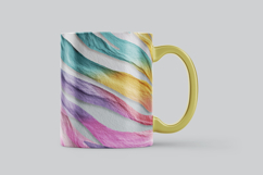 Rainbow Pastel Zebra Digital Paper Product Image 3