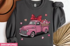 Truck PNG, Coquette Valentines Day Sublimation PNG Product Image 3