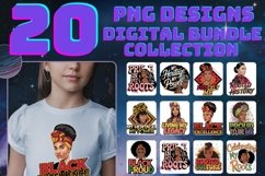 20x Black Woman PNG Bundle, African American PNG, Melanin Product Image 5