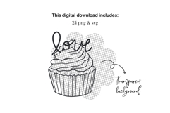 Hand-Drawn Valentine Sweets Doodle Product Image 4