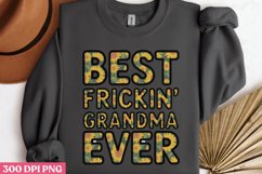 Best frickin grandma ever PNG, Mothers Day Sublimation PNG Product Image 3