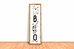 Farmhouse Halloween SVG 3 designs /Halloween Porch Signs SVG Product Image 4