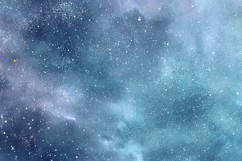Blue Galaxy Nebula Starry Sky Background Product Image 1