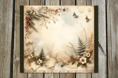 Vintage Christmas | 4 xmas Sublimation Tumbler Designs P Product Image 3