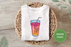 Hand Drawn Lemonade Illustration, Cartoon Lemonade PNG Product Image 3