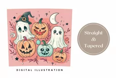 Spooky Halloween Tumbler, Funny Halloween PNG, Fall Tumbler Product Image 3
