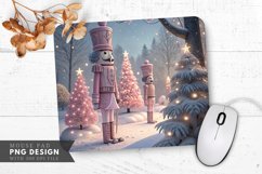 Whimsical Nutcracker Christmas Scene Mouse Pad PNG Product Image 1
