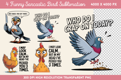 Funny Sarcastic Bird Sublimation Bundle PNG Product Image 3