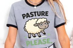 Pasture Please Funny Sarcastic Sheep Design Product Image 4