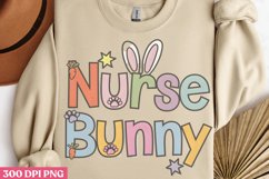 Nurse Love PNG, Retro Nurse Easter Sublimation P Product Image 3