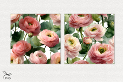 Watercolor floral digital paper, seamless pattern Product Image 3