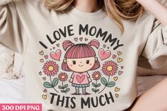 Floral Mama Mom Sublimation PNG Product Image 3