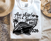 2026 Spring Break Cruise Vacation SVG | Funny Spring Break Product Image 3