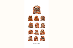 Rustic Autumn Bookscape Clipart Bundle Product Image 3