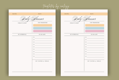Luxury Daily Planner Template | Elegant Editable Printable Product Image 3