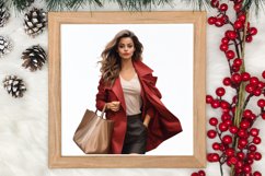 Holiday Shopping Clipart Sublimation, Christmas Shopping PNG Product Image 3