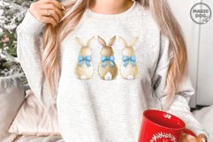 Watercolor Easter Bunny|Easter Coquette|Cotton Tails Bunny Product Image 3