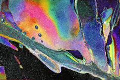 Iridescent Abstract Glitter Paint Texture Design Product Image 1