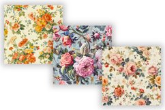 Seamless Vintage Romance, Springtime Bouquets, Pattern Product Image 3