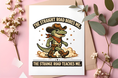 Strange Road Cowboy Lizard Quote Product Image 5