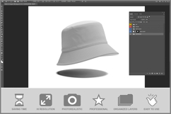 Bucket Hat Apparel Product Image 2