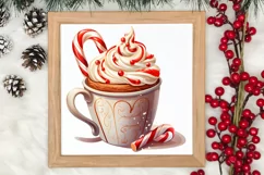 Christmas Drink Clipart Sublimation, Christmas PNG Product Image 3