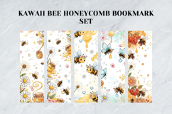 Kawaii Bee Honeycomb Bookmark Set,Cute Bumblebee Honey Desig Product Image 3