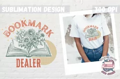 Book Lover Sublimation design Quote Bookish PNG Product Image 1