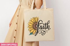 Faith PNG, Sunflower Quote Collection Clipart PNG Product Image 1