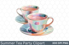 Summer Tea Party Clipart Product Image 1