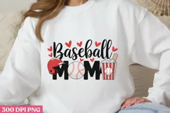 Baseball Mama PNG, Baseball Mama Sublimation PNG Product Image 3