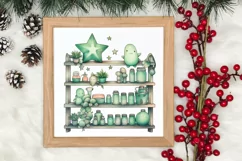 Festive Christmas Sewing Clipart , Christmas PNG Product Image 3