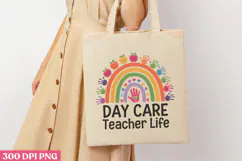 DAY CARE TEACHER LIFE PNG, Sunflower Sublimation PNG Product Image 3