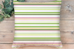 Watercolor Green Stripe Seamless Pattern Product Image 3