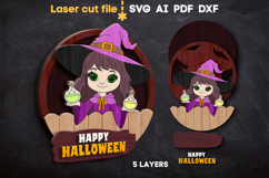 Halloween Witches Bundle SVG laser cut files for Glowforge Product Image 3