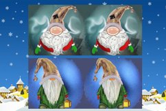 Design of a mug with gnomes I Christmas Teardrop Earrings Product Image 6