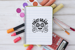 First Grade Smiley Face SVG PNG Product Image 3