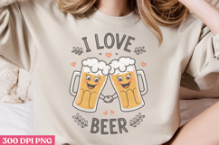 I love beer PNG, Funny Beer Quotes Sublimation Product Image 3