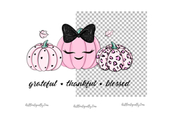 Thankful Grateful Blessed Leopard Print PNG Product Image 3