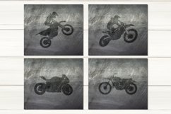 Motorcycle Skinny tumbler sublimation, metallic bike design Product Image 3