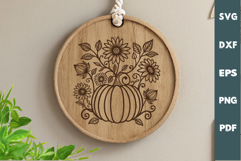 Pumpkin SVG, Fall, Cutting board, Laser cut, Cricut svg Product Image 1