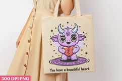 You Have A Beautiful Heart PNG, Cute Baphomet Sublim Product Image 3