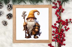 Gold Christmas Watercolor Clipart Sublimation, Christmas PNG Product Image 3