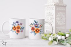 Watercolor flowers cliparts Product Image 3