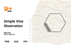 Simple Vine Illustration Product Image 1